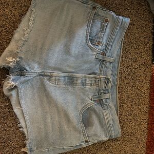 Levi's Light Blue Jean Shorts